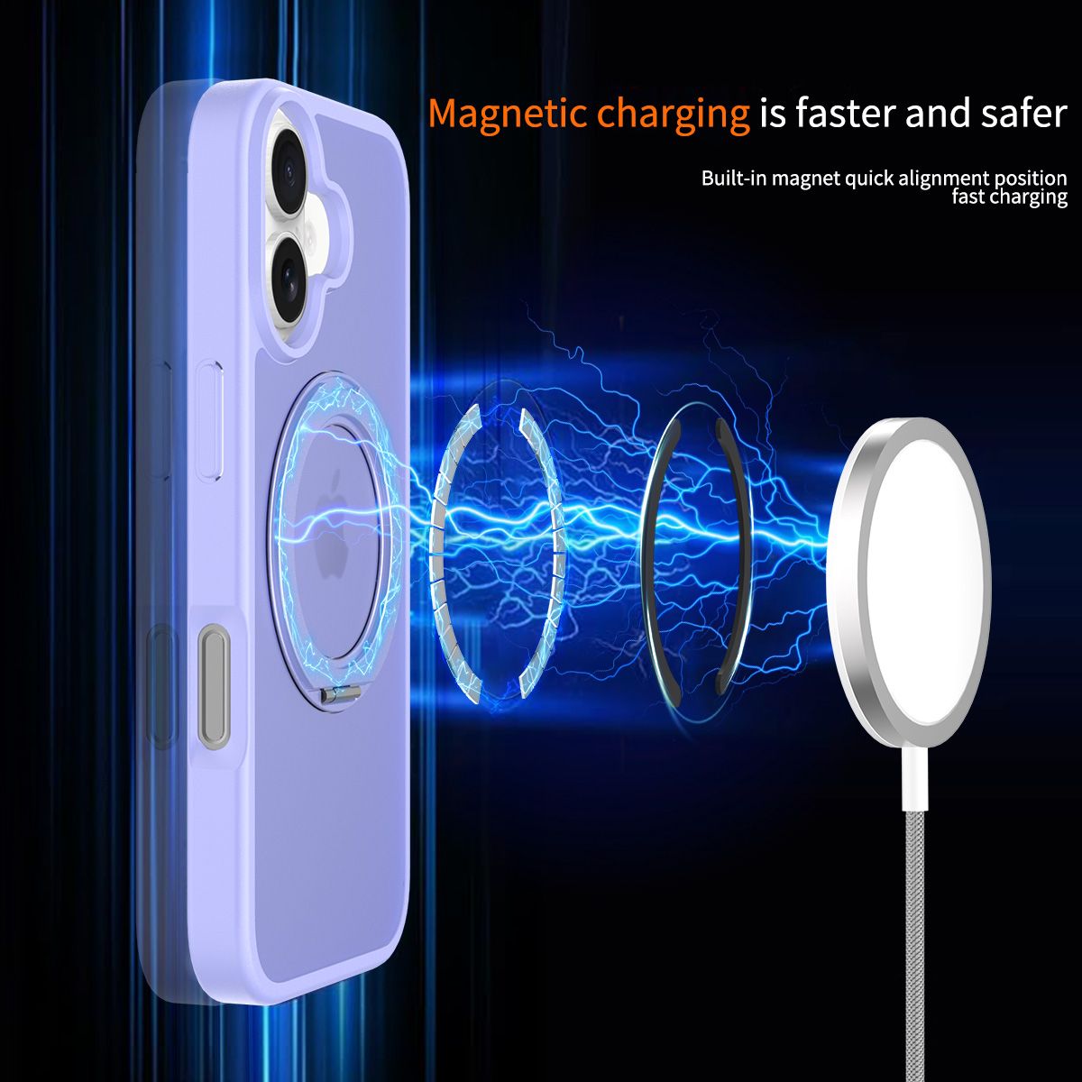 Orbit Frost 360° Rotating Stand Skin-Feel Case — 37