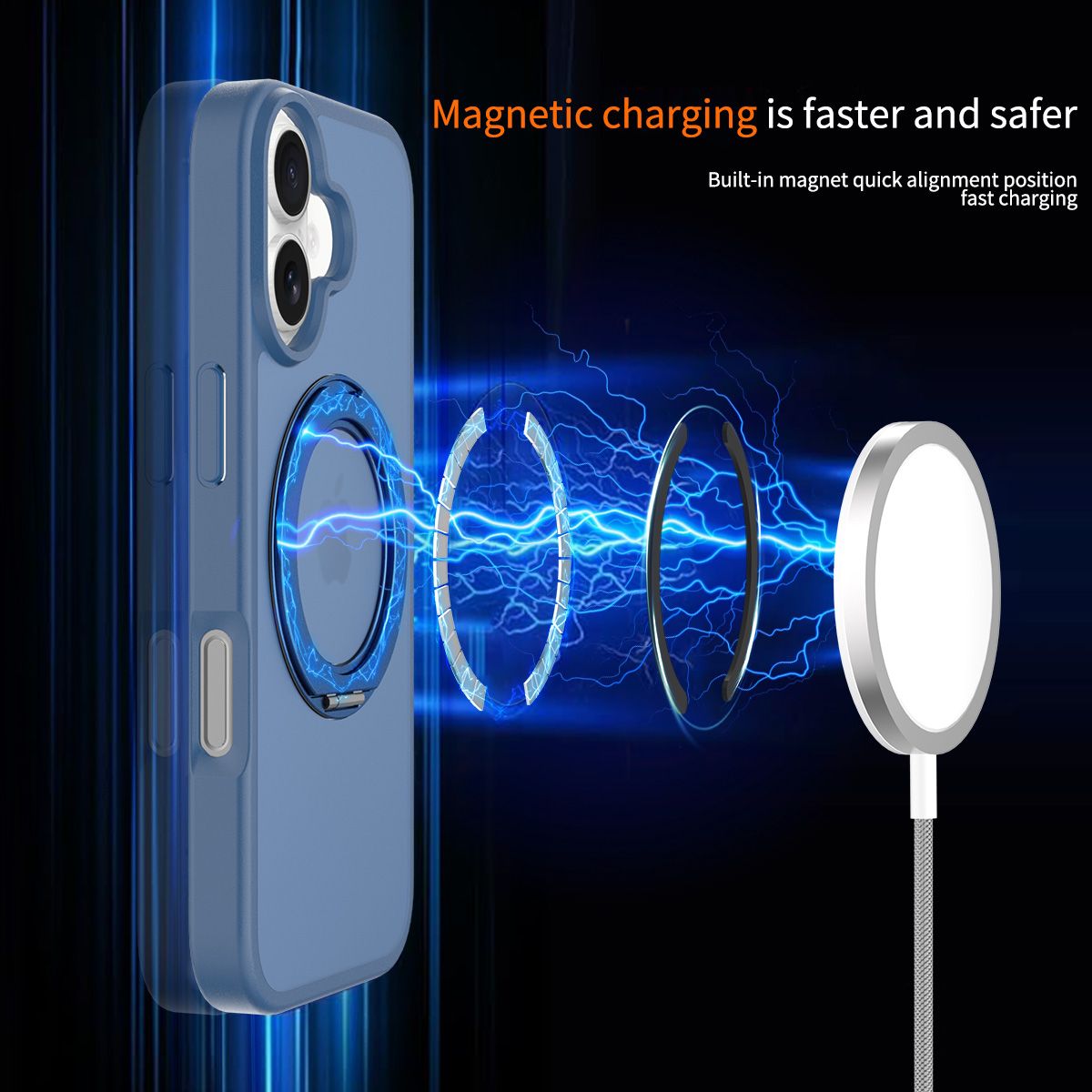 Orbit Frost 360° Rotating Stand Skin-Feel Case — 25