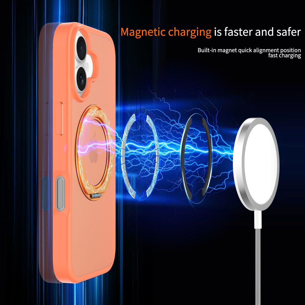 Orbit Frost 360° Rotating Stand Skin-Feel Case — 43