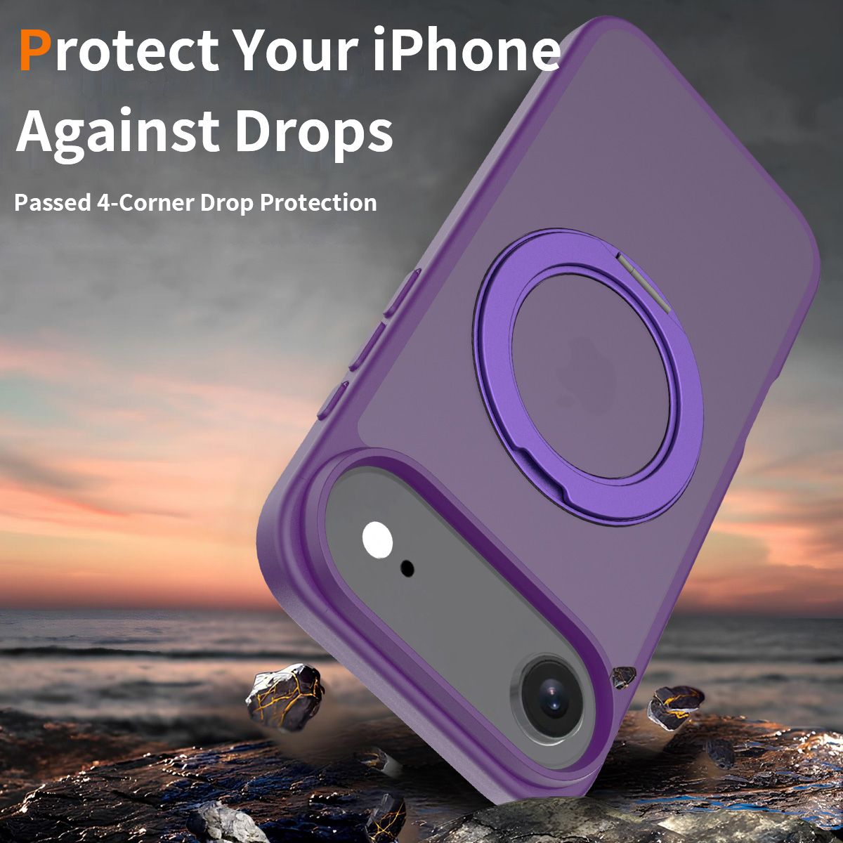Orbit Frost 360° Rotating Stand Skin-Feel Case — 61