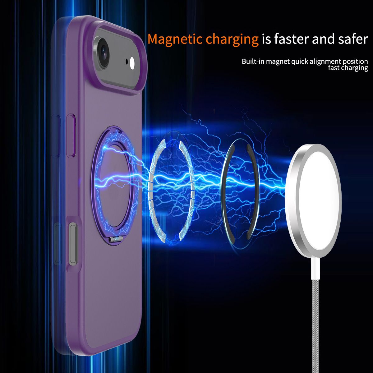 Orbit Frost 360° Rotating Stand Skin-Feel Case — 63