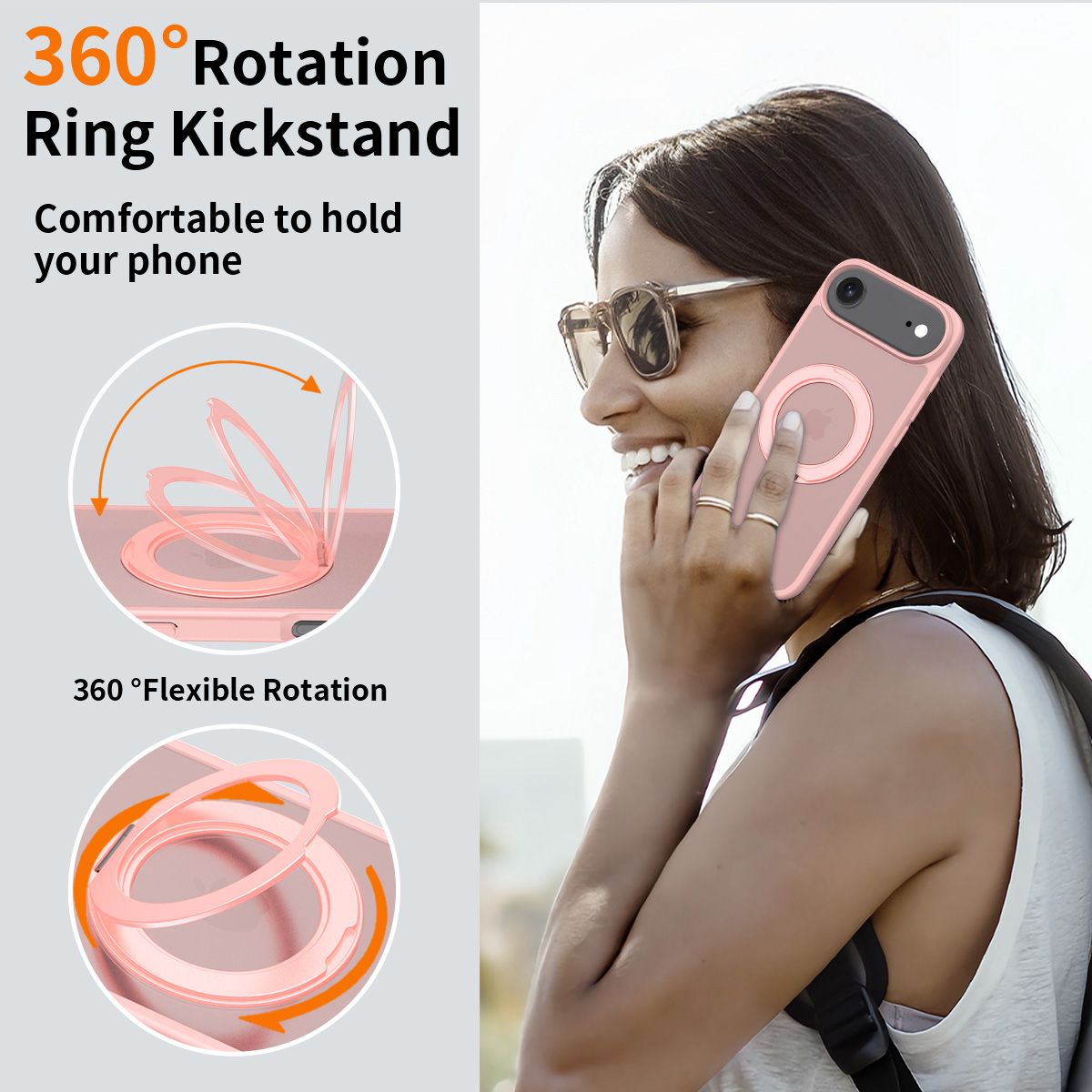 Orbit Frost 360° Rotating Stand Skin-Feel Case — 56