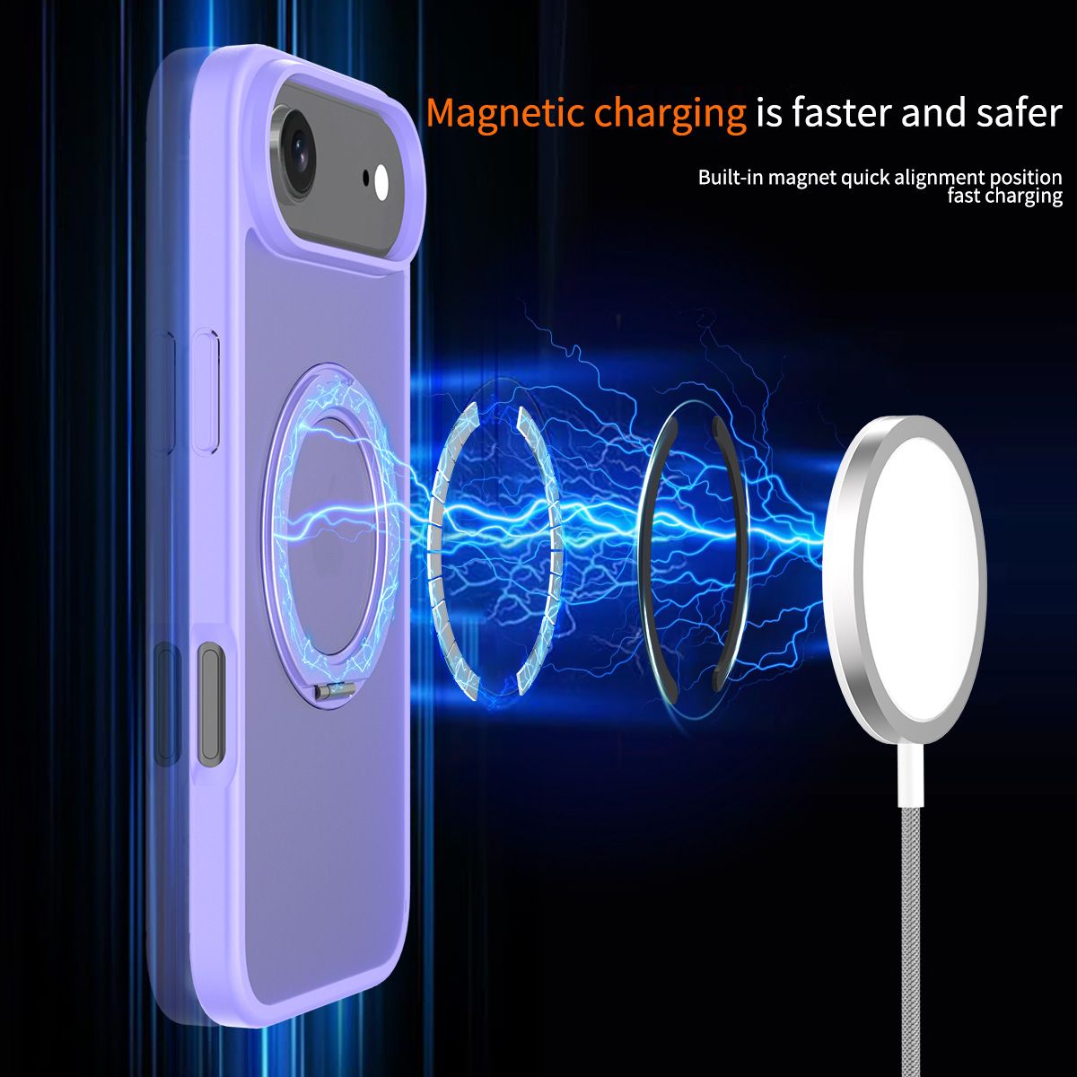 Orbit Frost 360° Rotating Stand Skin-Feel Case — 81