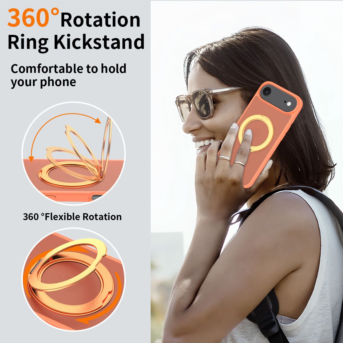 Orbit Frost 360° Rotating Stand Skin-Feel Case — 86