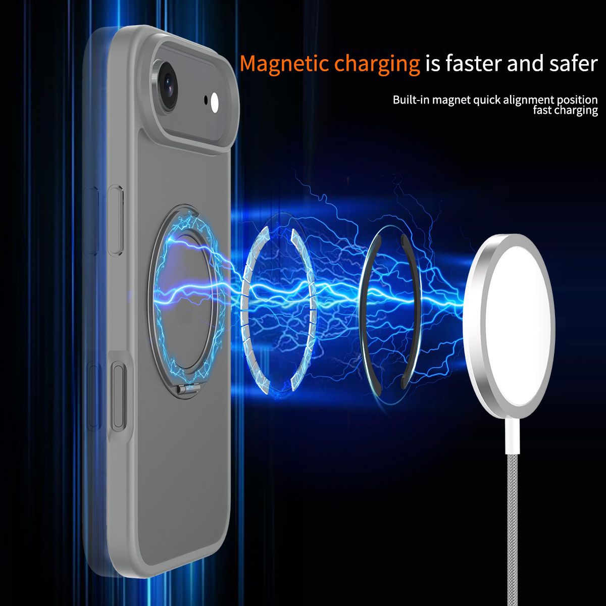 Orbit Frost 360° Rotating Stand Skin-Feel Case — 75