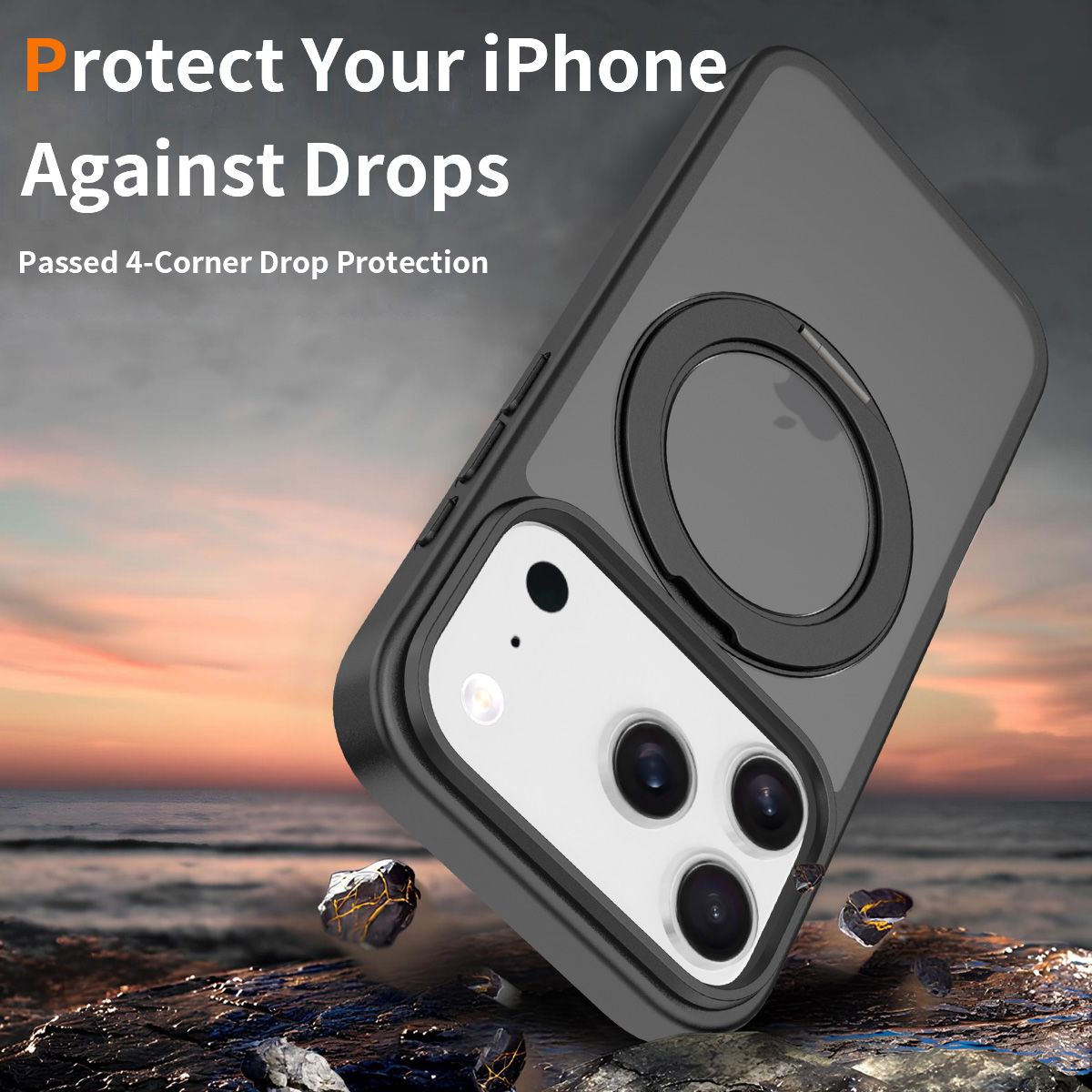 Orbit Frost 360° Rotating Stand Skin-Feel Case — 91