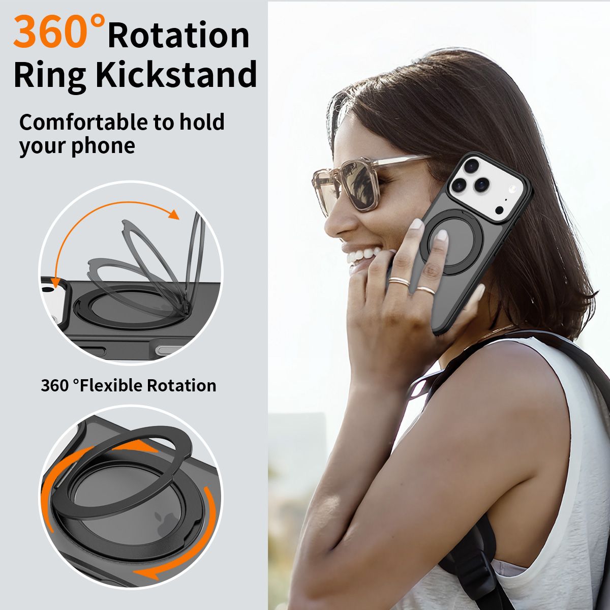 Orbit Frost 360° Rotating Stand Skin-Feel Case — 92