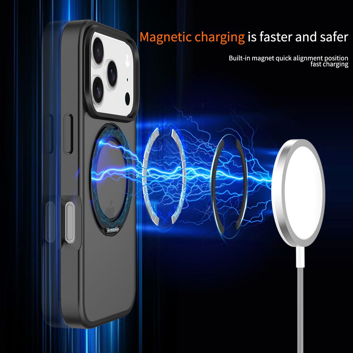 Orbit Frost 360° Rotating Stand Skin-Feel Case — 93