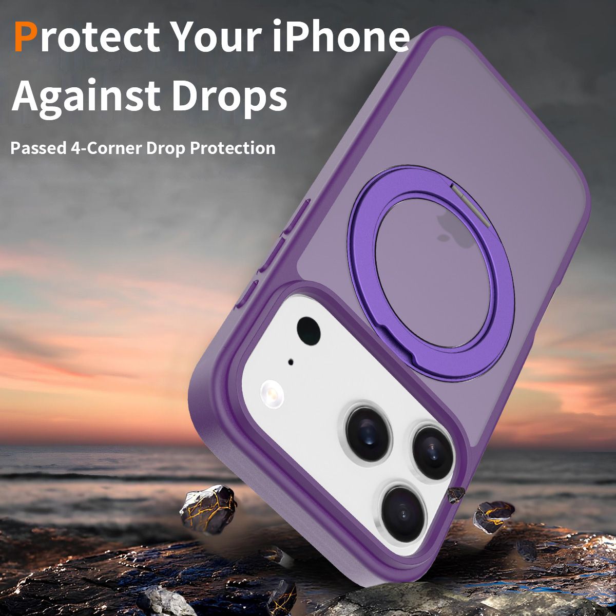 Orbit Frost 360° Rotating Stand Skin-Feel Case — 105
