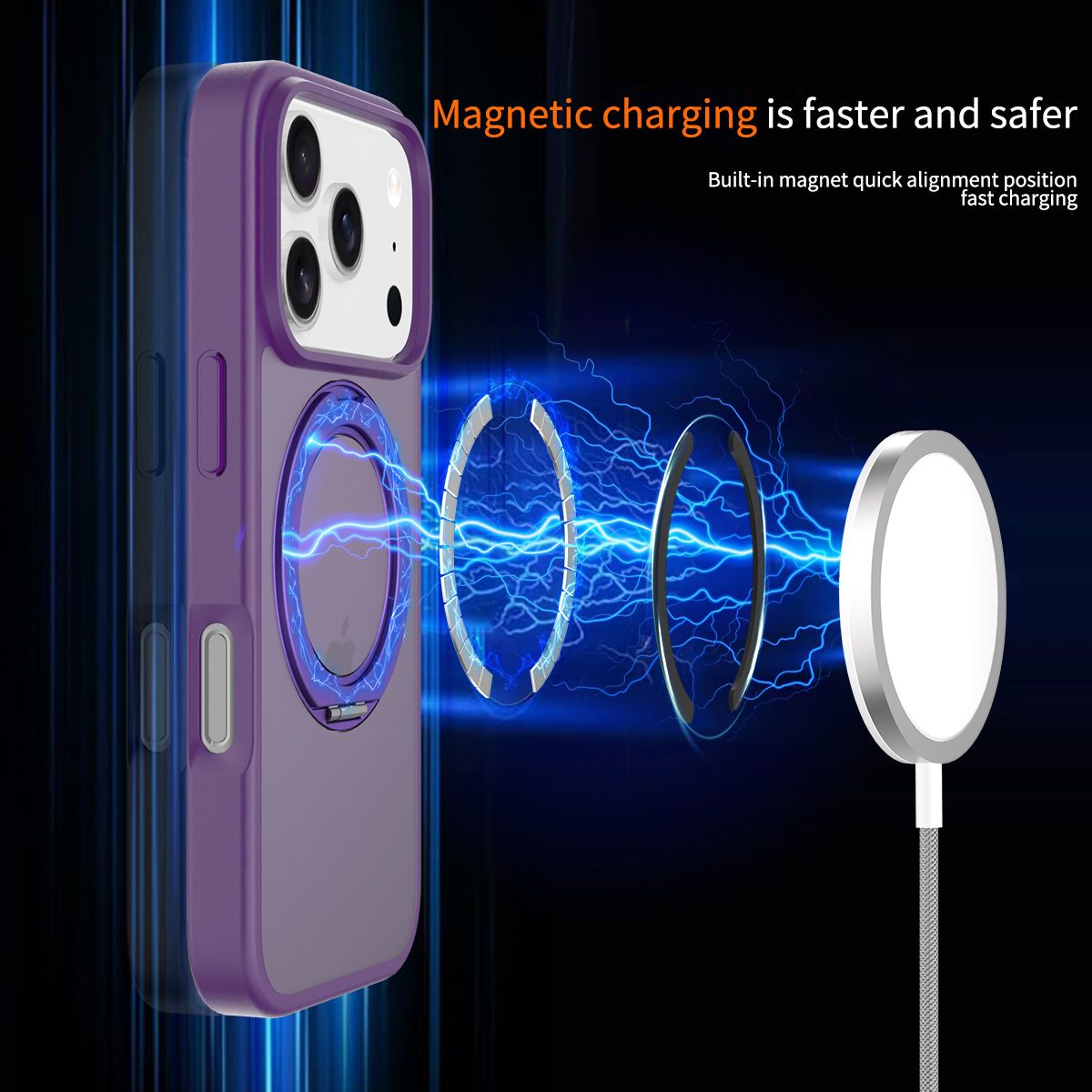 Orbit Frost 360° Rotating Stand Skin-Feel Case — 107