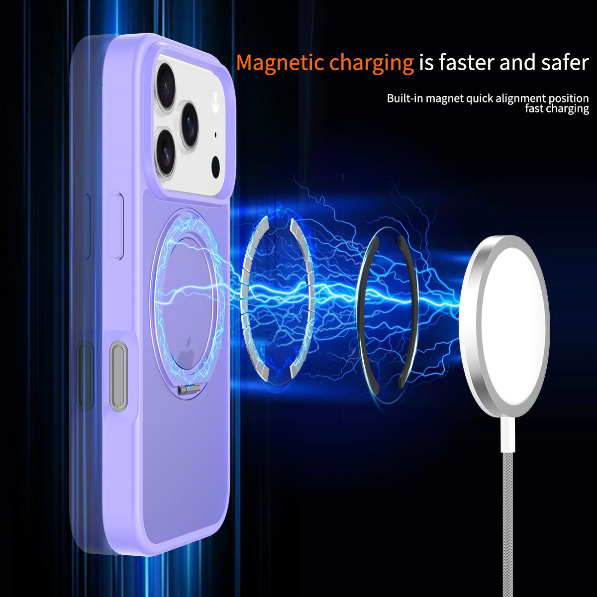 Orbit Frost 360° Rotating Stand Skin-Feel Case — 125