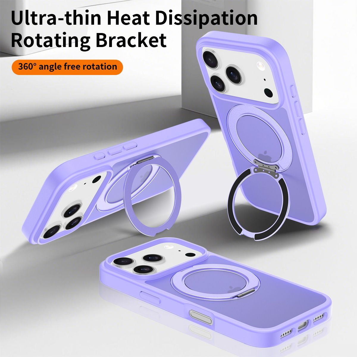 Orbit Frost 360° Rotating Stand Skin-Feel Case — 127