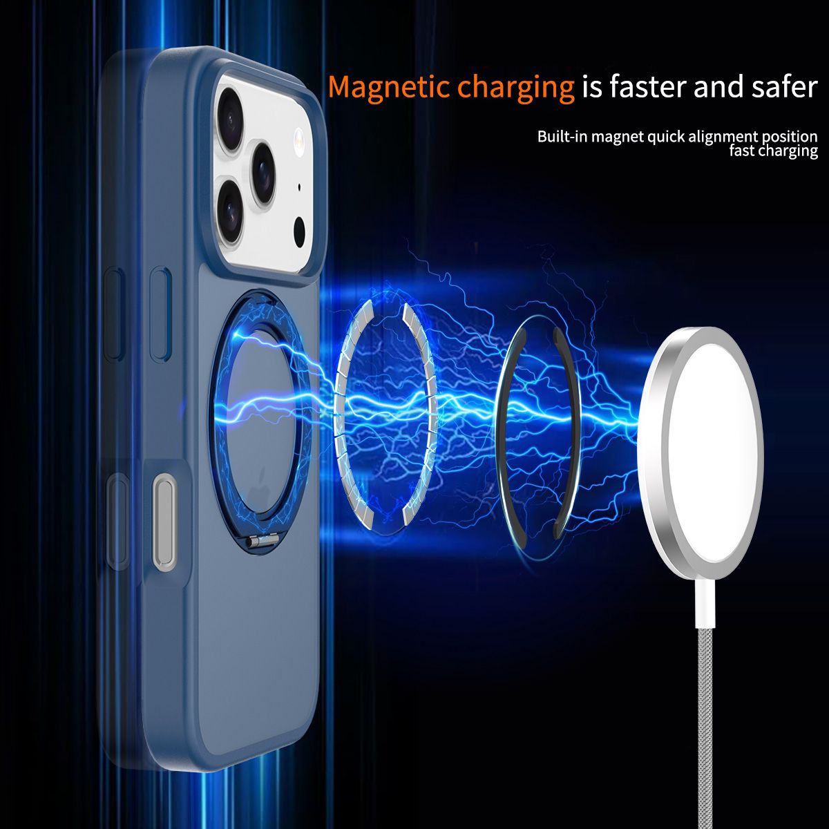 Orbit Frost 360° Rotating Stand Skin-Feel Case — 113