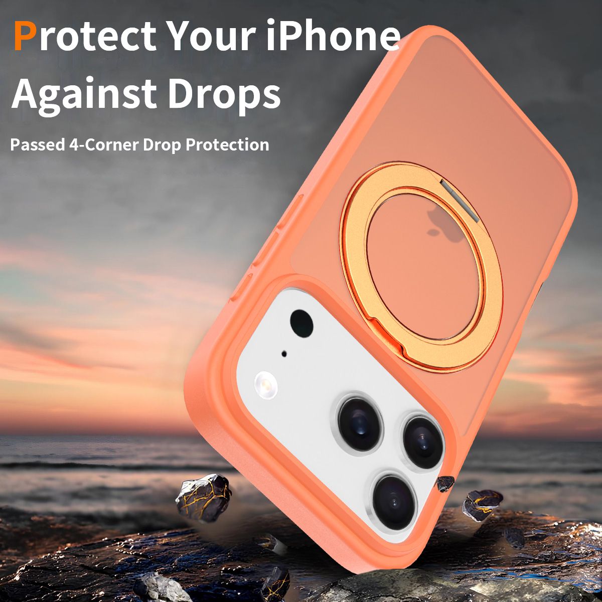 Orbit Frost 360° Rotating Stand Skin-Feel Case — 129