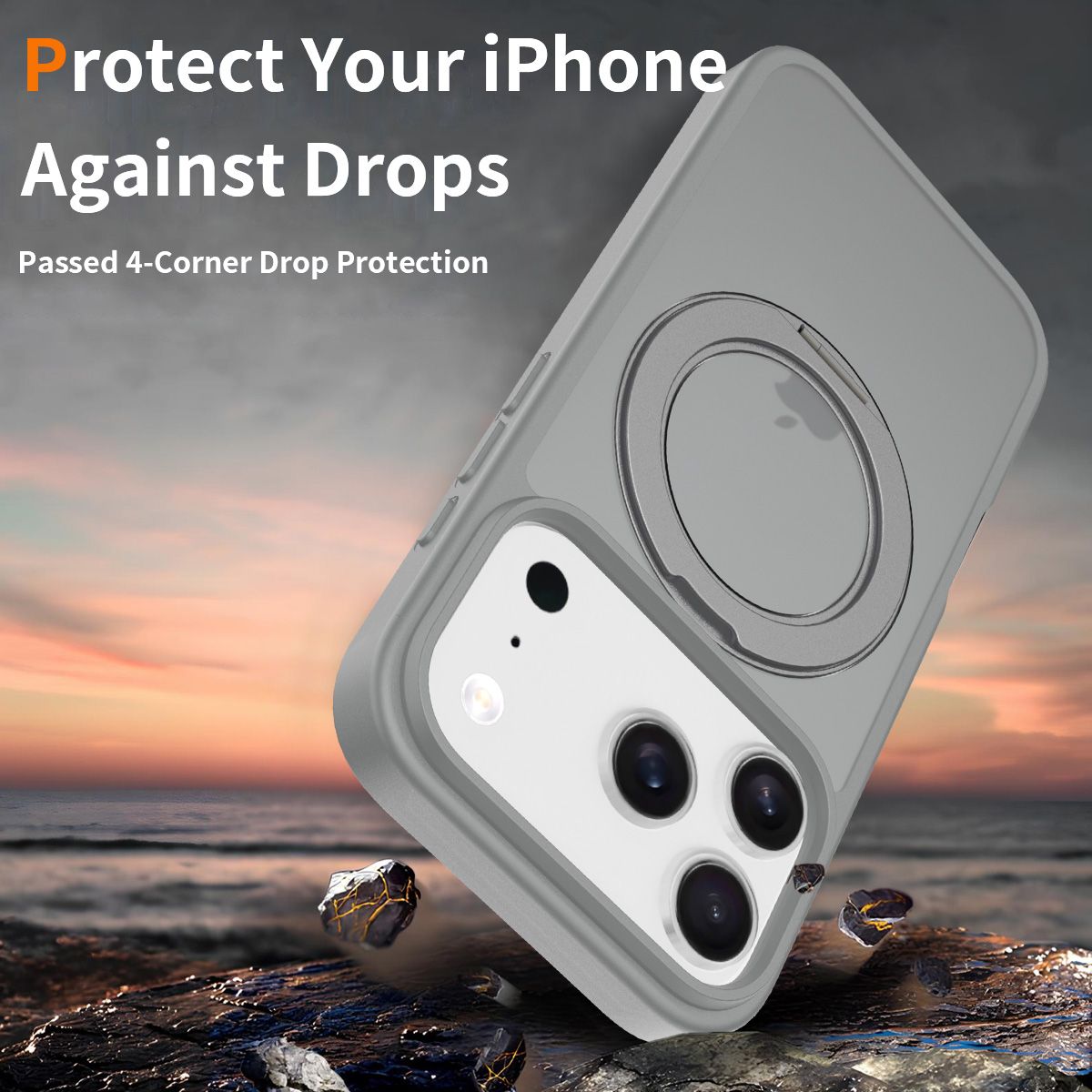 Orbit Frost 360° Rotating Stand Skin-Feel Case — 117