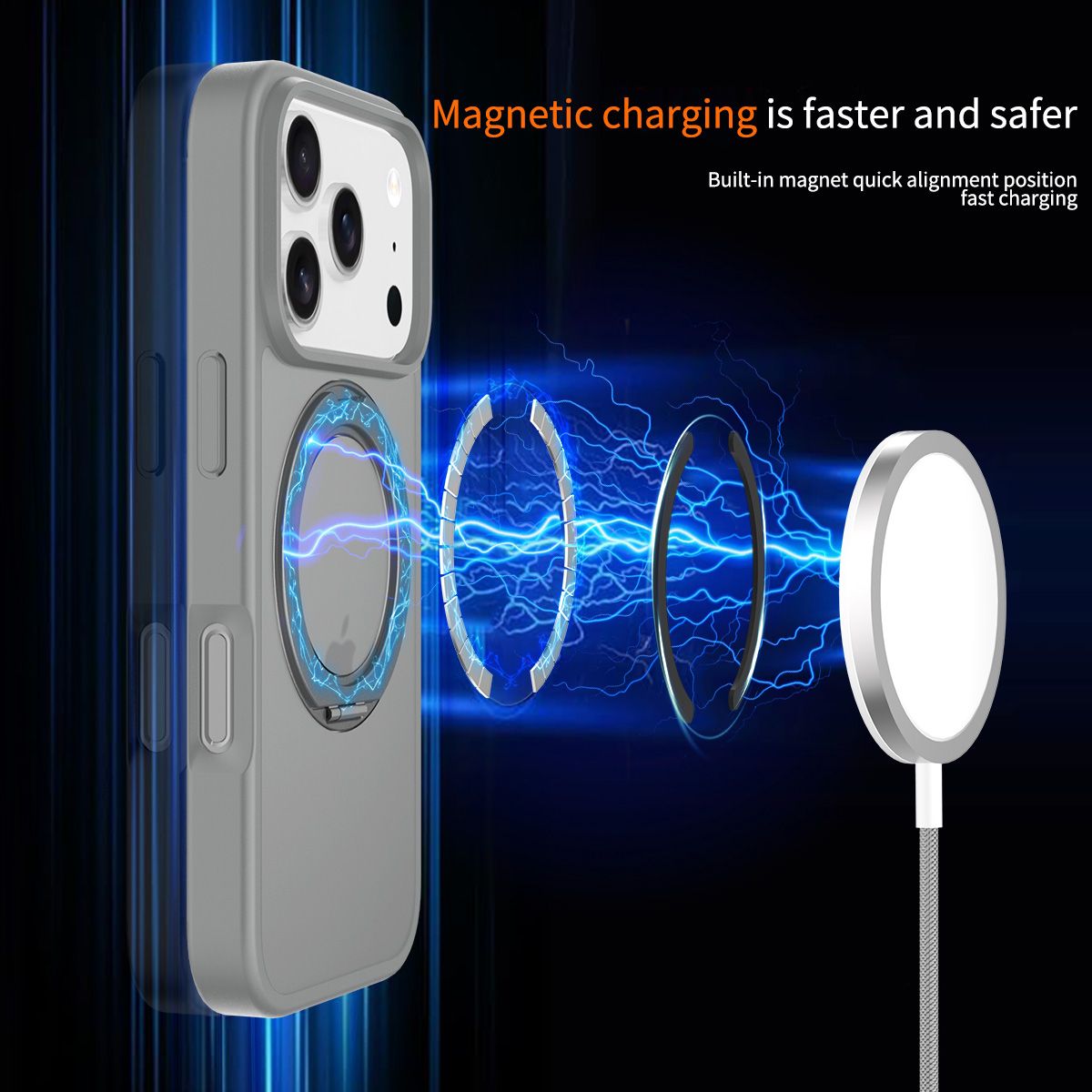 Orbit Frost 360° Rotating Stand Skin-Feel Case — 119