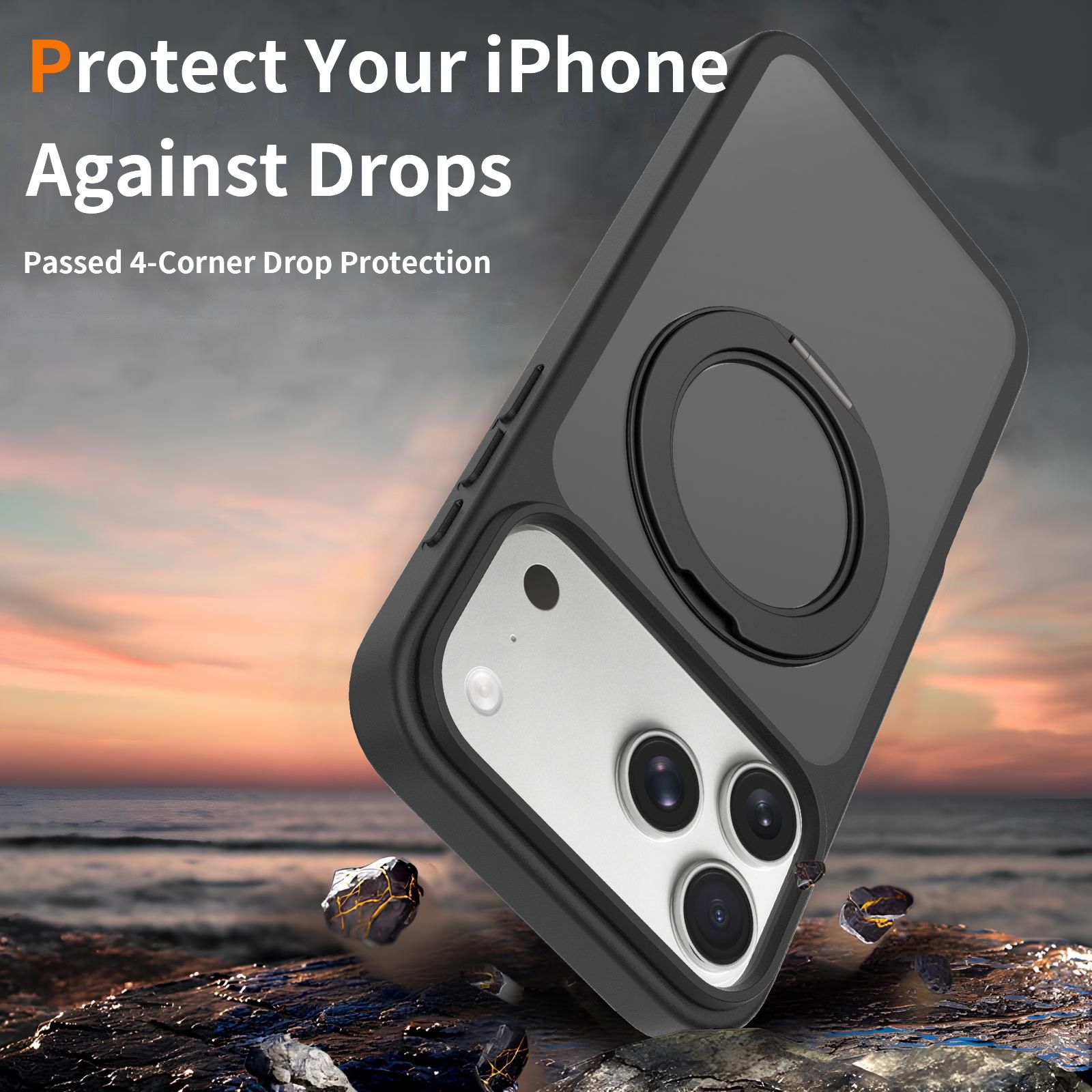 Orbit Frost 360° Rotating Stand Skin-Feel Case — 179
