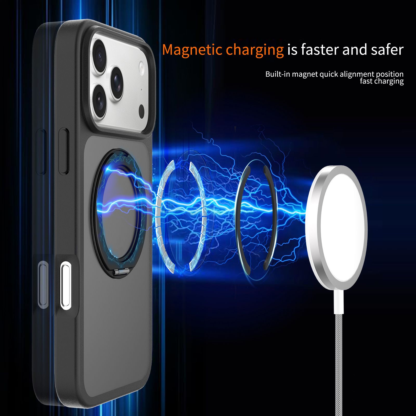 Orbit Frost 360° Rotating Stand Skin-Feel Case — 181