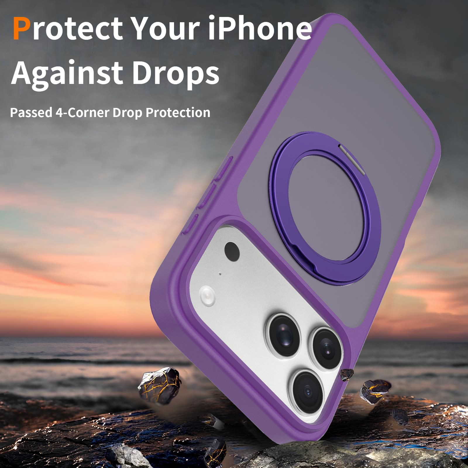 Orbit Frost 360° Rotating Stand Skin-Feel Case — 192