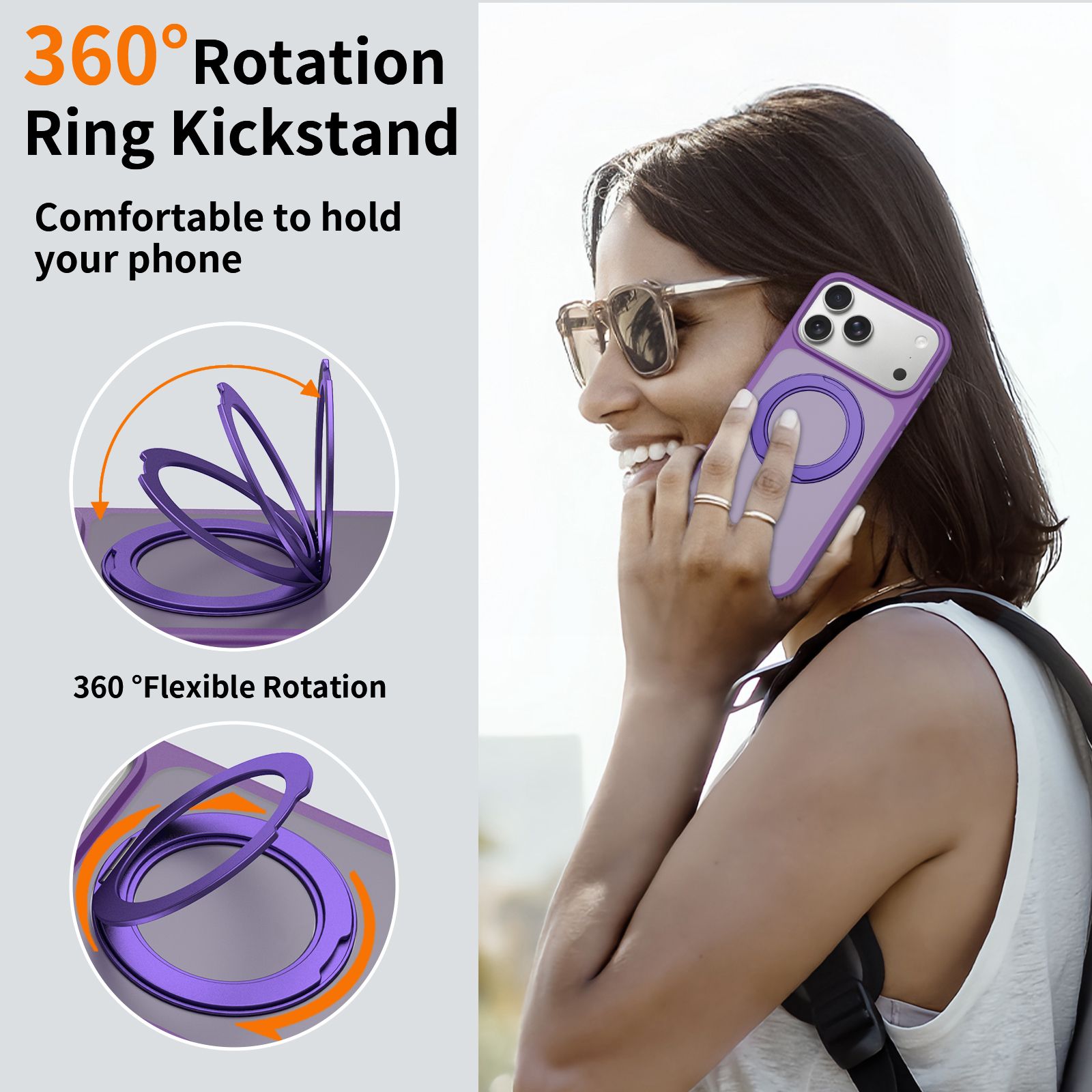 Orbit Frost 360° Rotating Stand Skin-Feel Case — 193