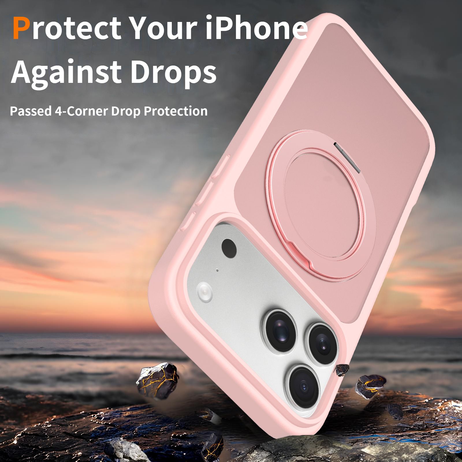 Orbit Frost 360° Rotating Stand Skin-Feel Case — 186