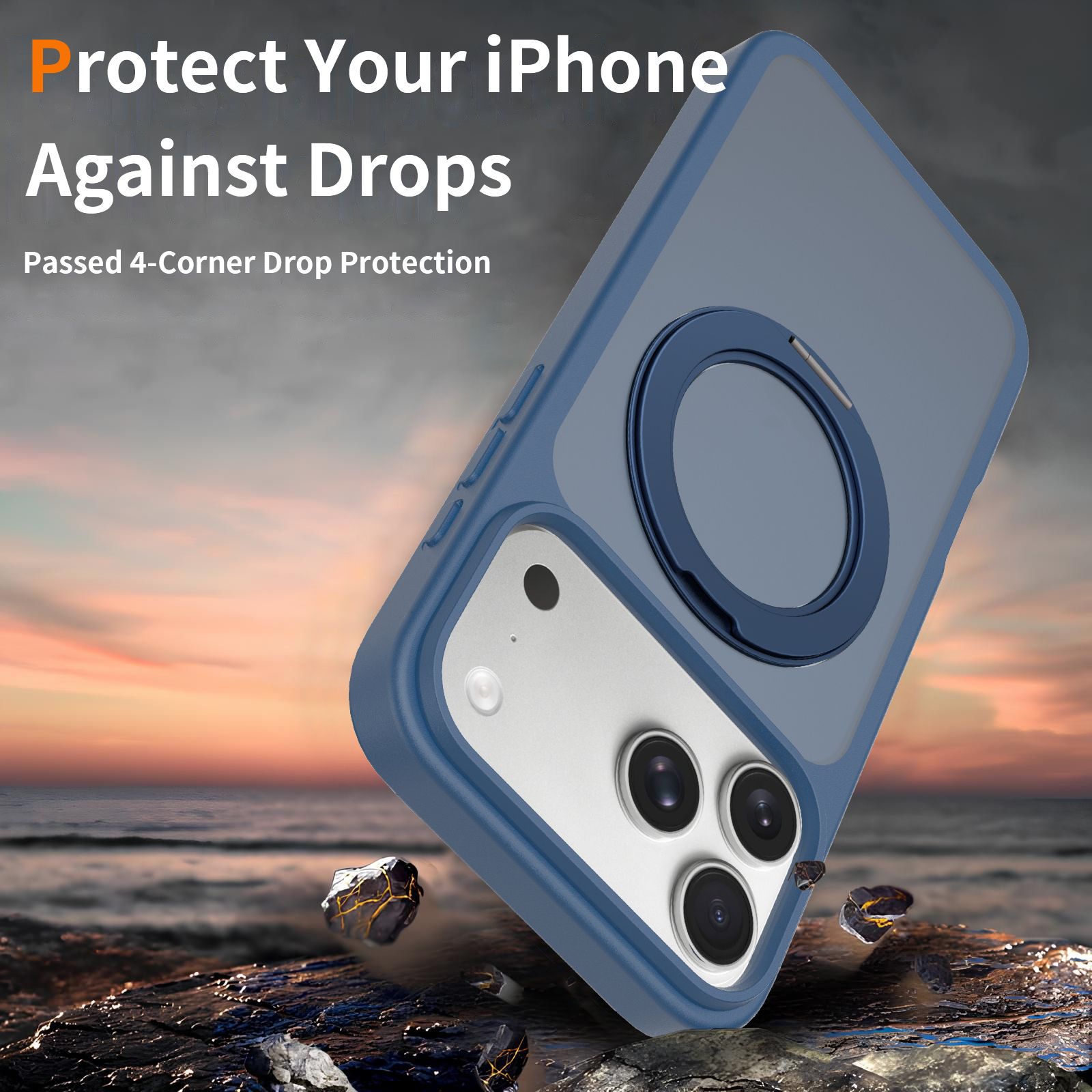 Orbit Frost 360° Rotating Stand Skin-Feel Case — 198