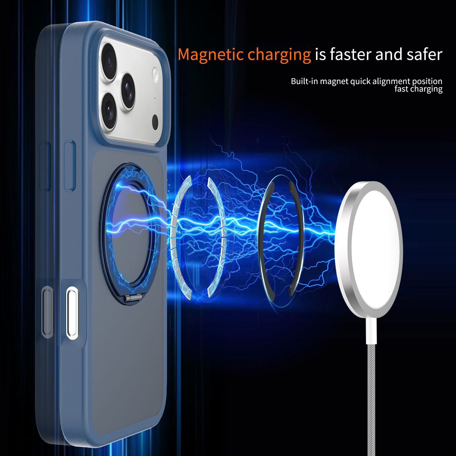 Orbit Frost 360° Rotating Stand Skin-Feel Case — 200
