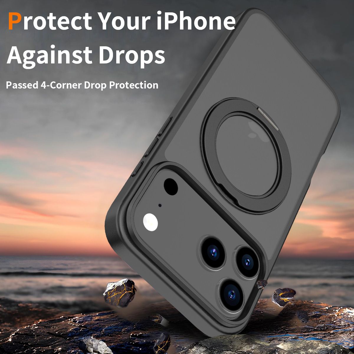 Orbit Frost 360° Rotating Stand Skin-Feel Case — 135