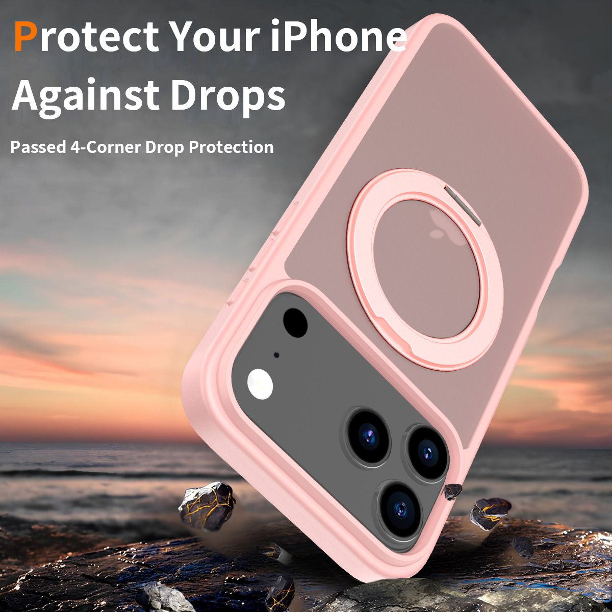 Orbit Frost 360° Rotating Stand Skin-Feel Case — 143
