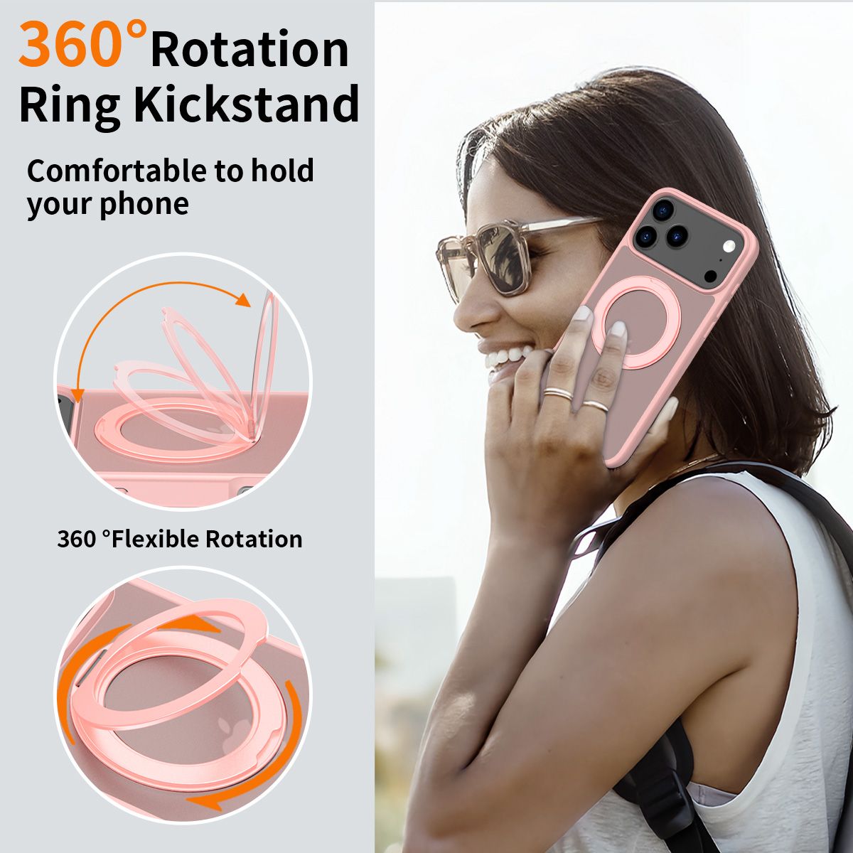 Orbit Frost 360° Rotating Stand Skin-Feel Case — 144
