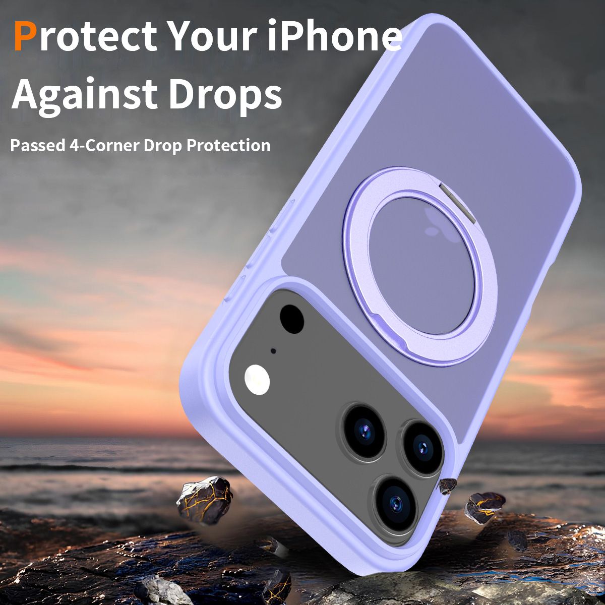 Orbit Frost 360° Rotating Stand Skin-Feel Case — 167