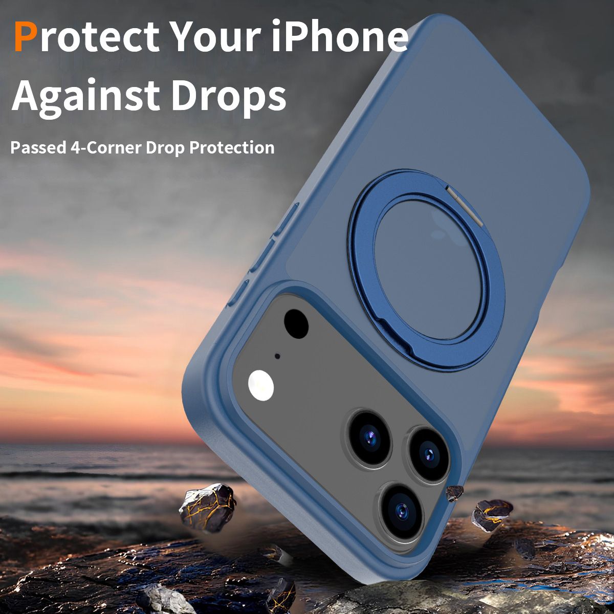 Orbit Frost 360° Rotating Stand Skin-Feel Case — 155