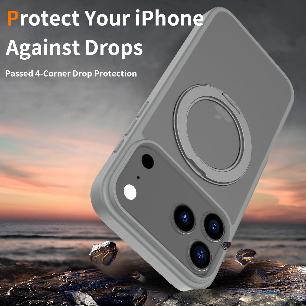 Orbit Frost 360° Rotating Stand Skin-Feel Case — 161