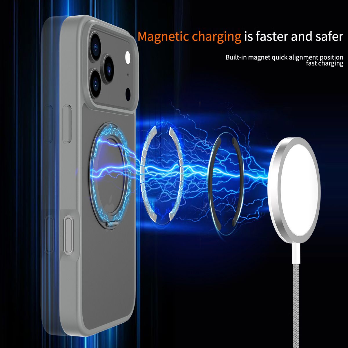 Orbit Frost 360° Rotating Stand Skin-Feel Case — 163