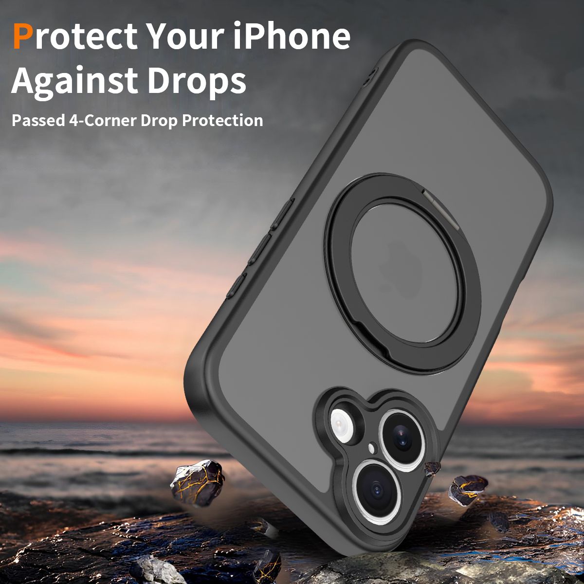 Orbit Frost 360° Rotating Stand Skin-Feel Case — 222