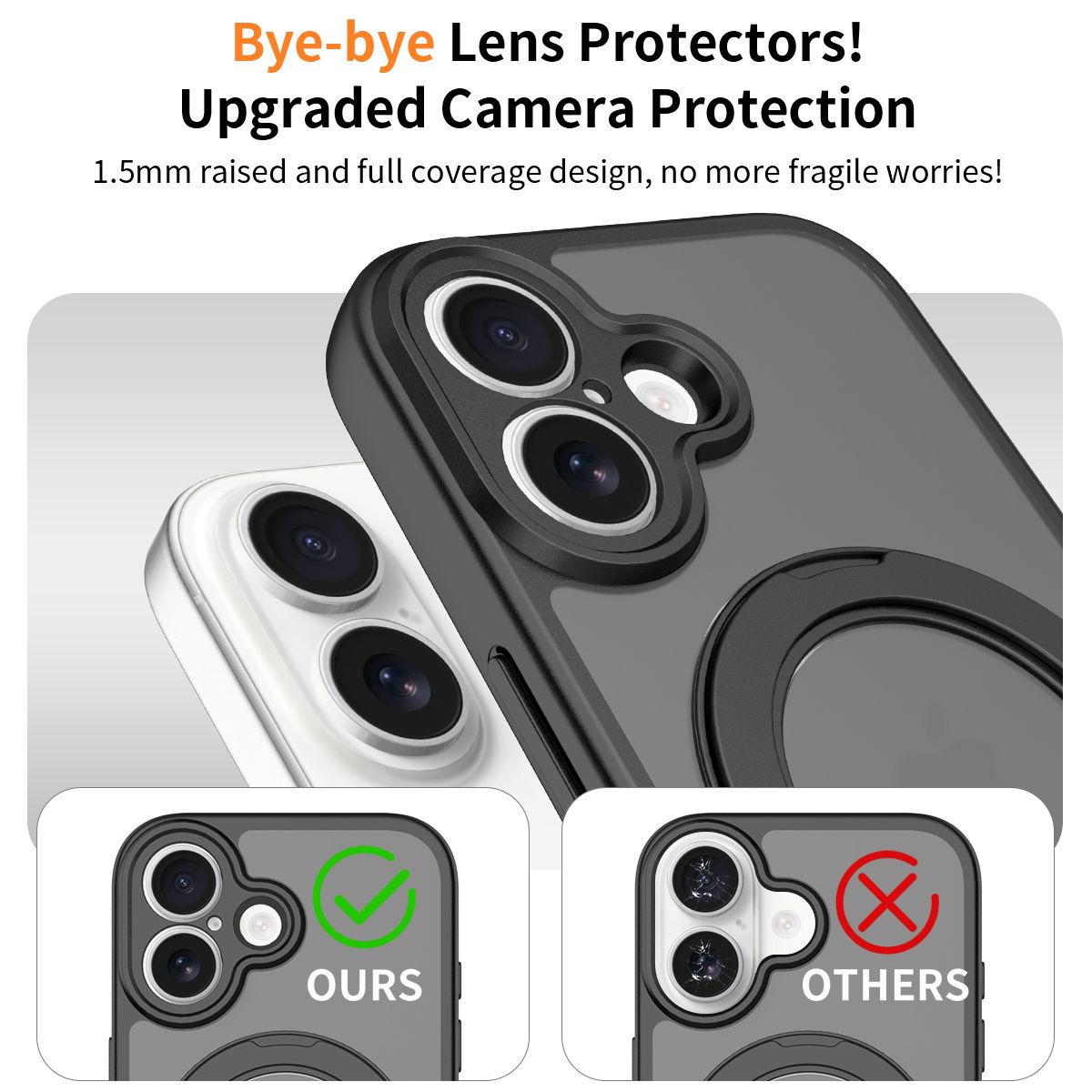 Orbit Frost 360° Rotating Stand Skin-Feel Case — 224