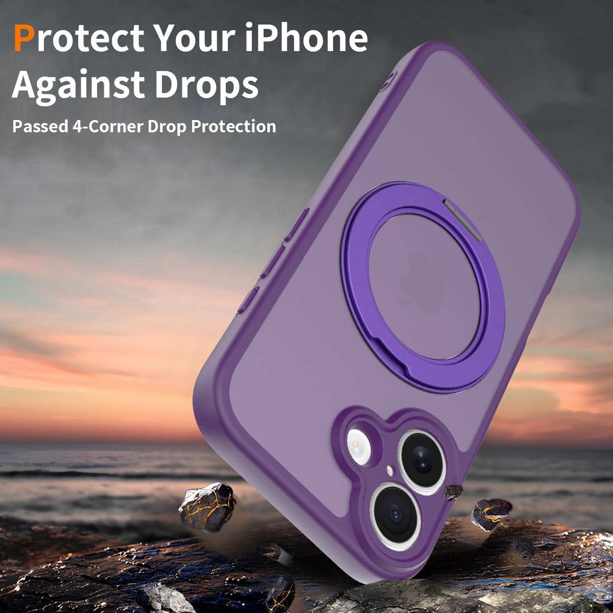 Orbit Frost 360° Rotating Stand Skin-Feel Case — 238