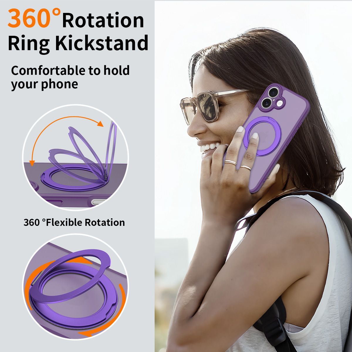 Orbit Frost 360° Rotating Stand Skin-Feel Case — 239