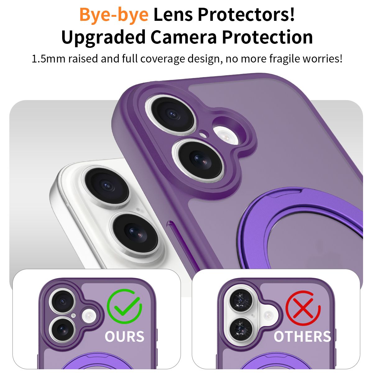 Orbit Frost 360° Rotating Stand Skin-Feel Case — 240