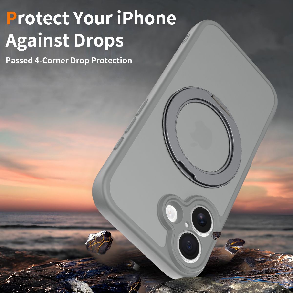 Orbit Frost 360° Rotating Stand Skin-Feel Case — 252