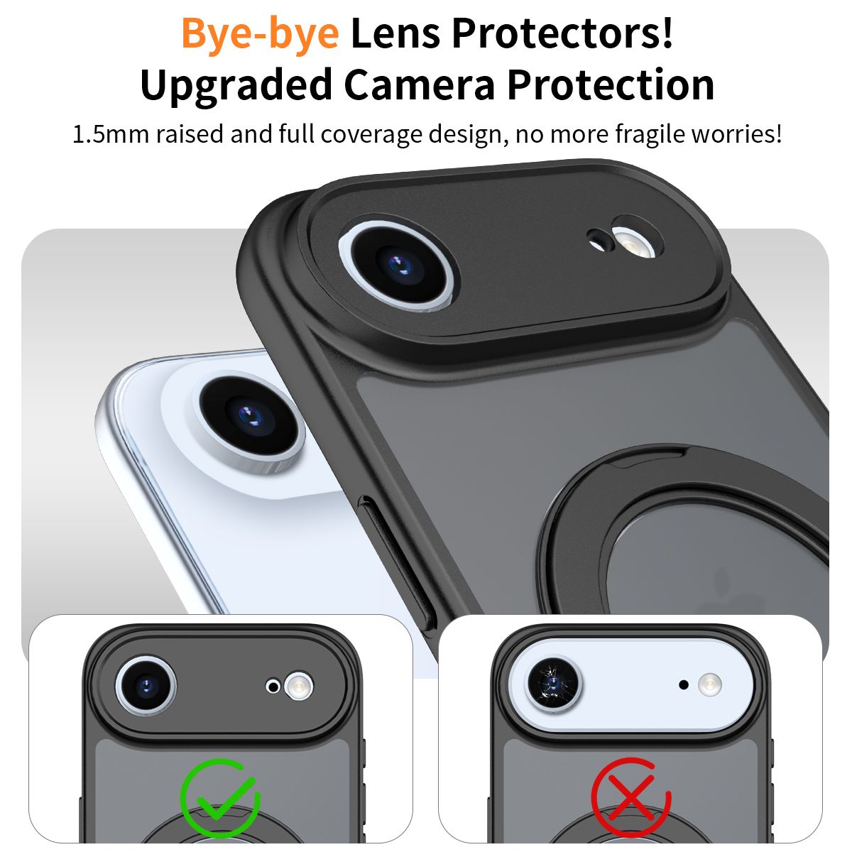 Orbit Frost 360° Rotating Stand Skin-Feel Case — 268