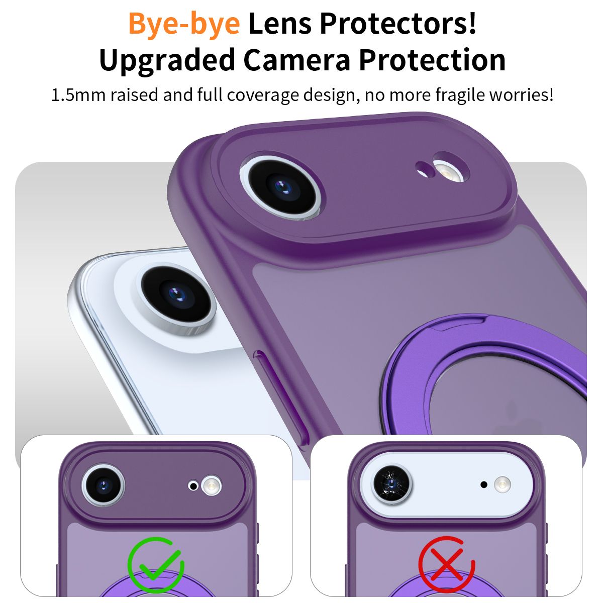 Orbit Frost 360° Rotating Stand Skin-Feel Case — 284