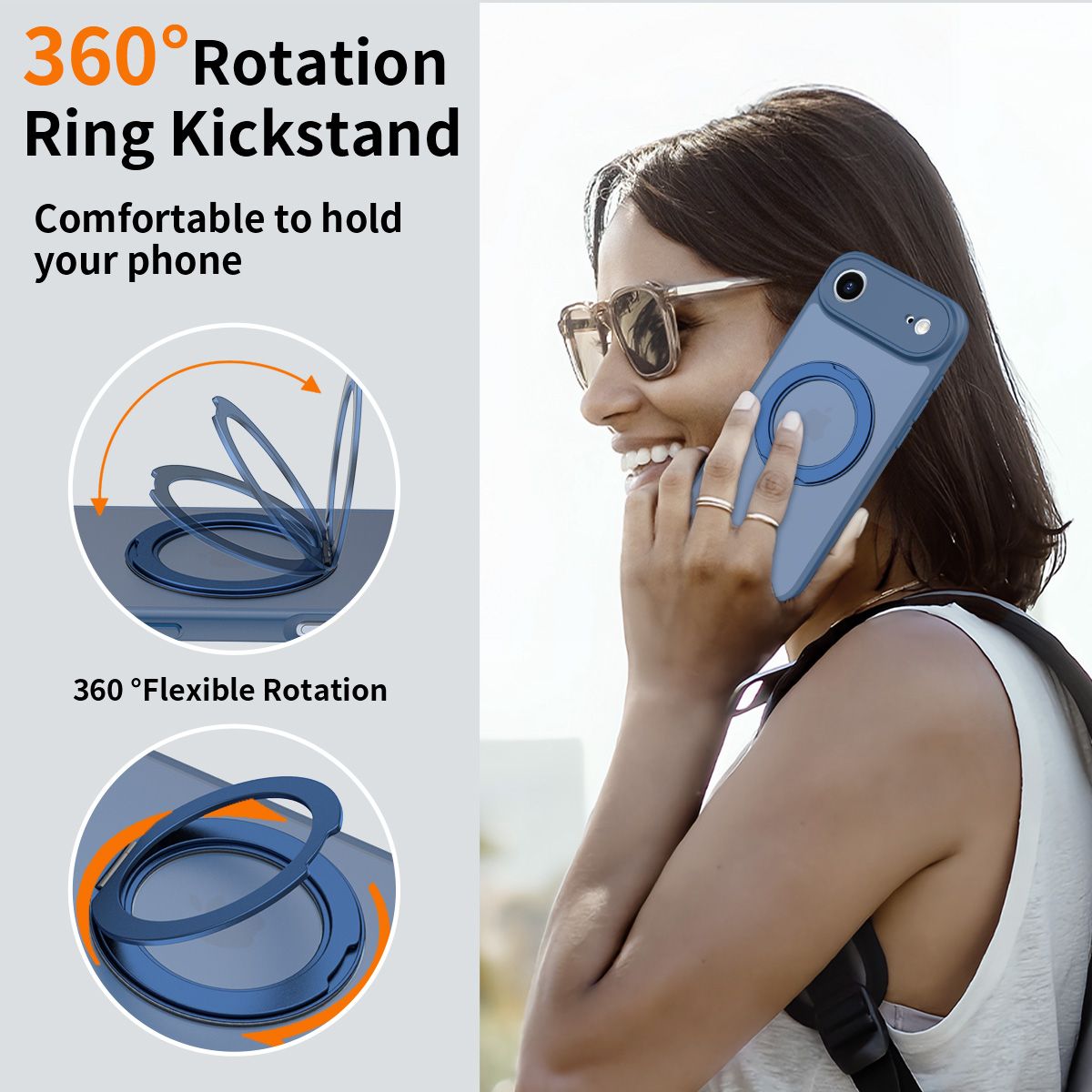 Orbit Frost 360° Rotating Stand Skin-Feel Case — 290