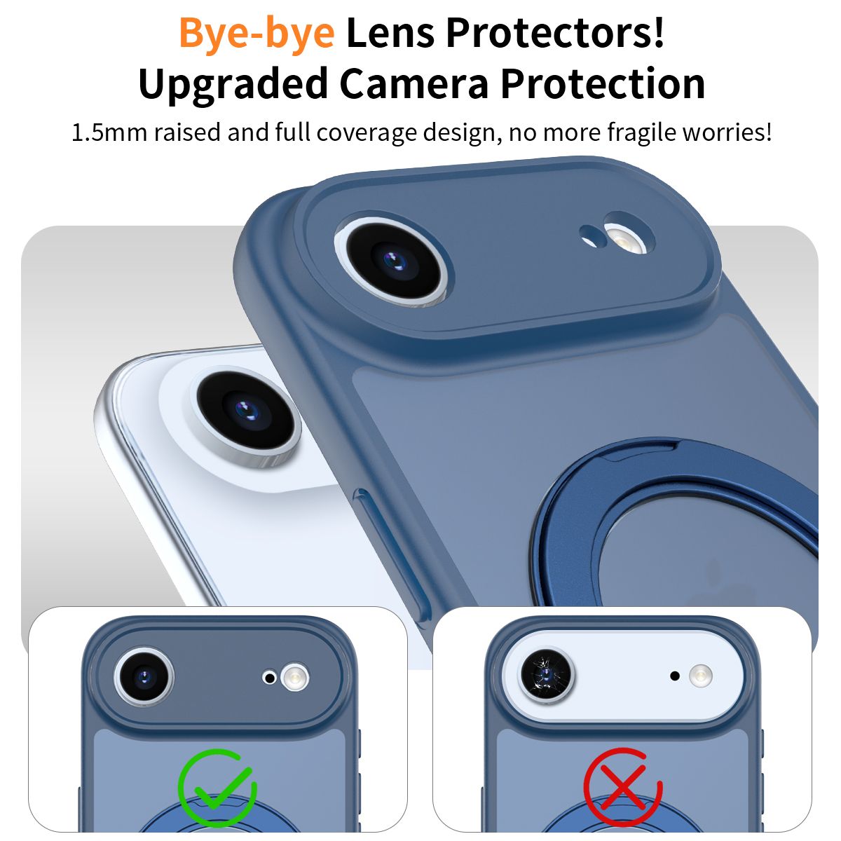 Orbit Frost 360° Rotating Stand Skin-Feel Case — 291