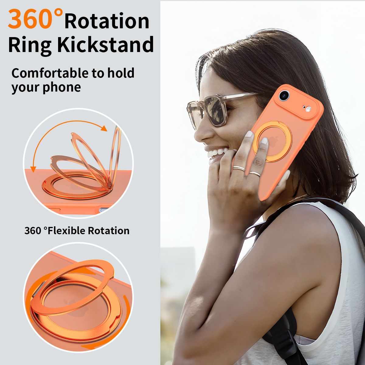 Orbit Frost 360° Rotating Stand Skin-Feel Case — 304