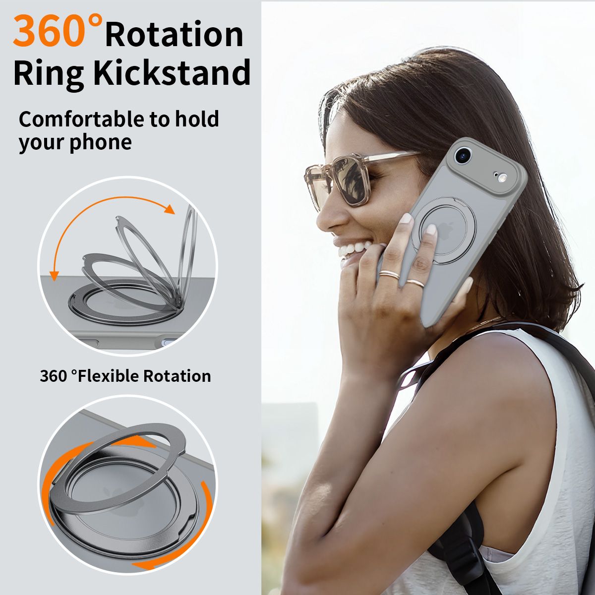 Orbit Frost 360° Rotating Stand Skin-Feel Case — 297