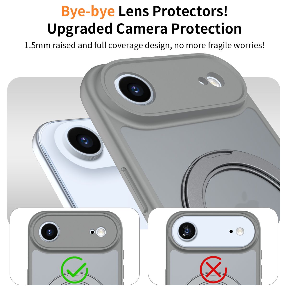 Orbit Frost 360° Rotating Stand Skin-Feel Case — 298