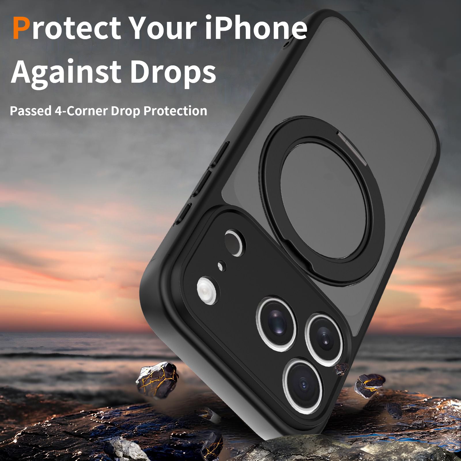 Orbit Frost 360° Rotating Stand Skin-Feel Case — 310