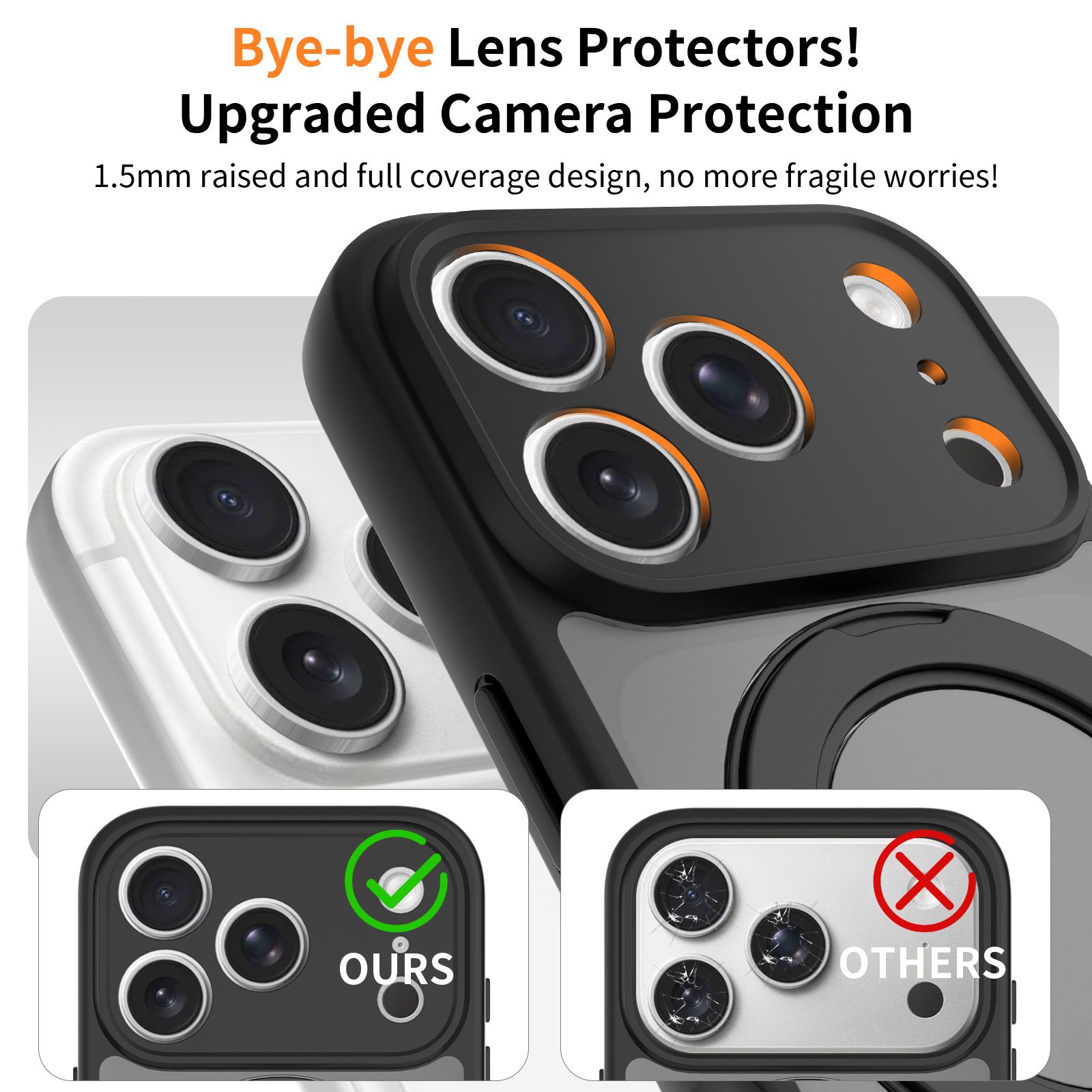 Orbit Frost 360° Rotating Stand Skin-Feel Case — 312