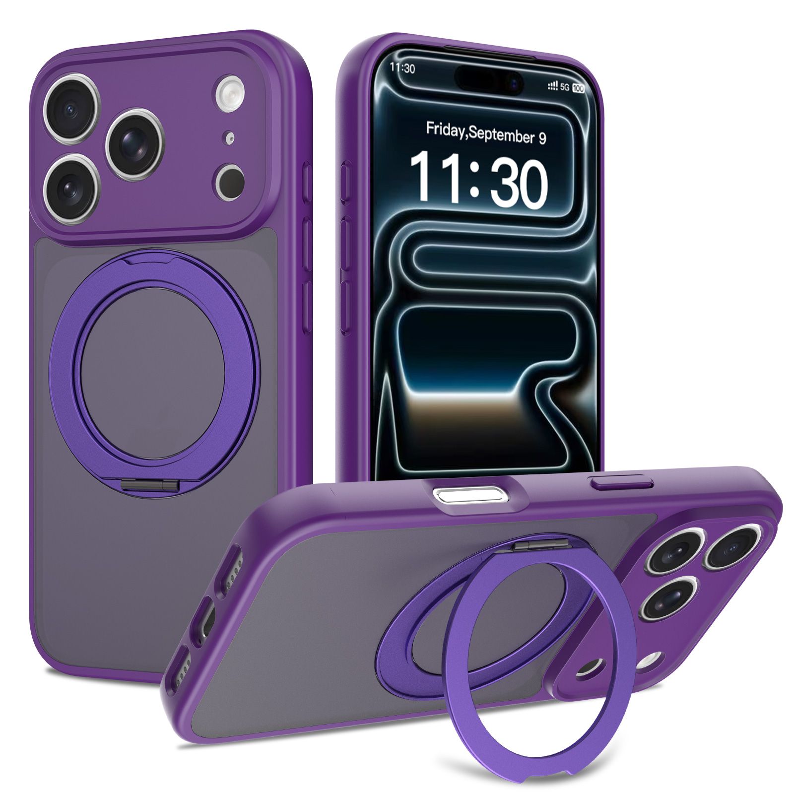 Orbit Frost 360° Rotating Stand Skin-Feel Case — 325